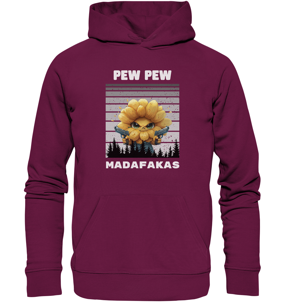 Pew Pew Sonnenblume - Premium Unisex Hoodie