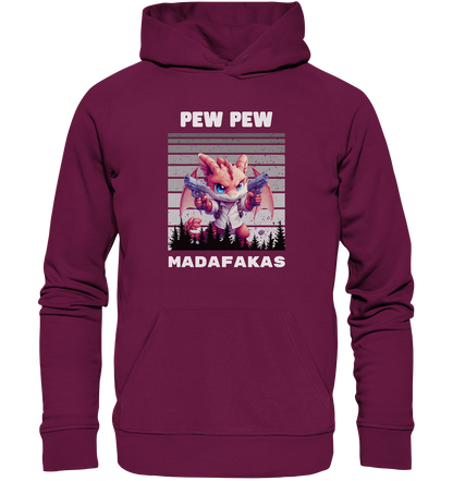 Pew Pew Drachen Lady - Premium Unisex Hoodie