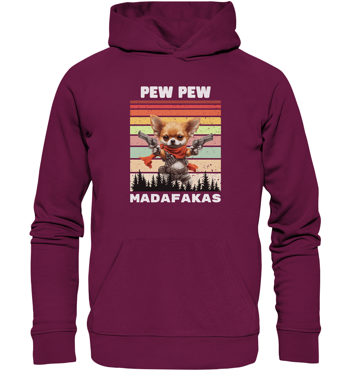 Pew Pew Chihuahua - Premium Unisex Hoodie