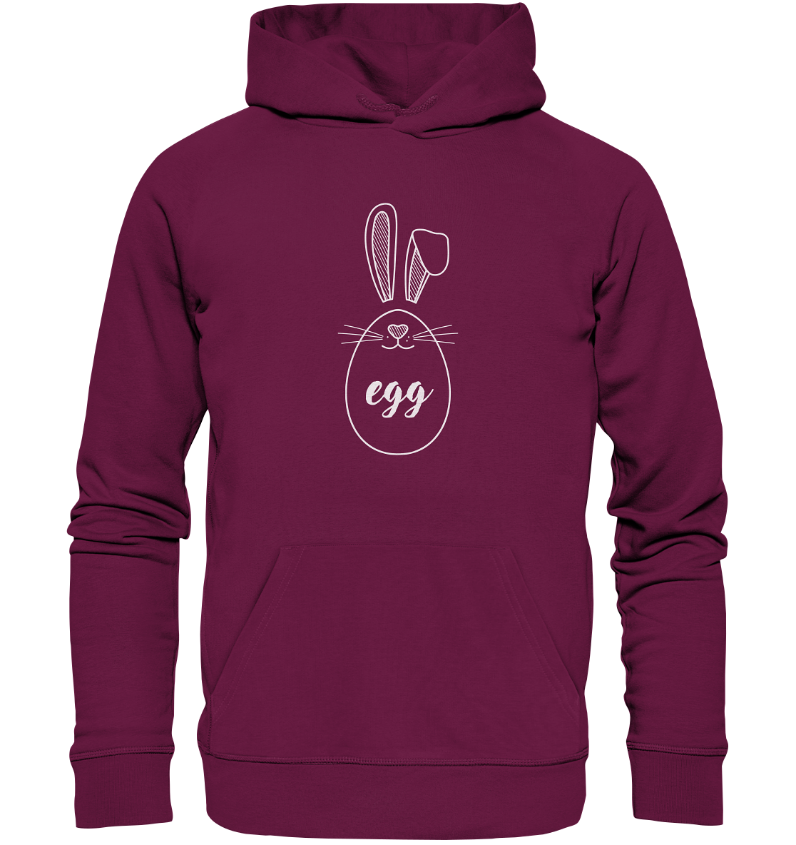 Hase auf Ei ! - Premium Unisex Hoodie