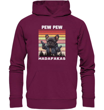 Pew Pew French Bulldog - Premium Unisex Hoodie