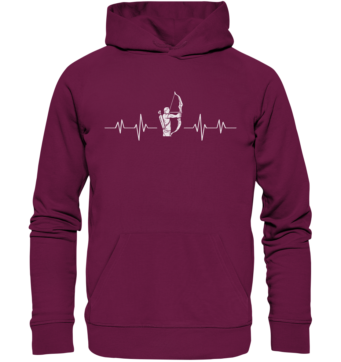 Herzschlag des Bogenschützen ! - Premium Unisex Hoodie