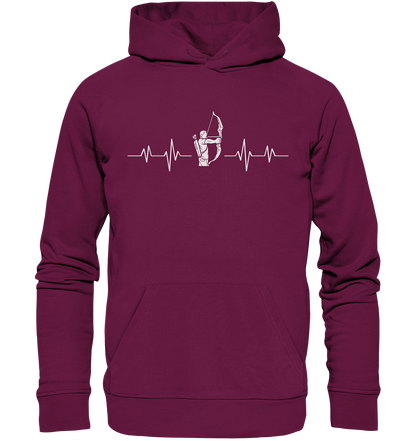 Herzschlag des Bogenschützen ! - Premium Unisex Hoodie