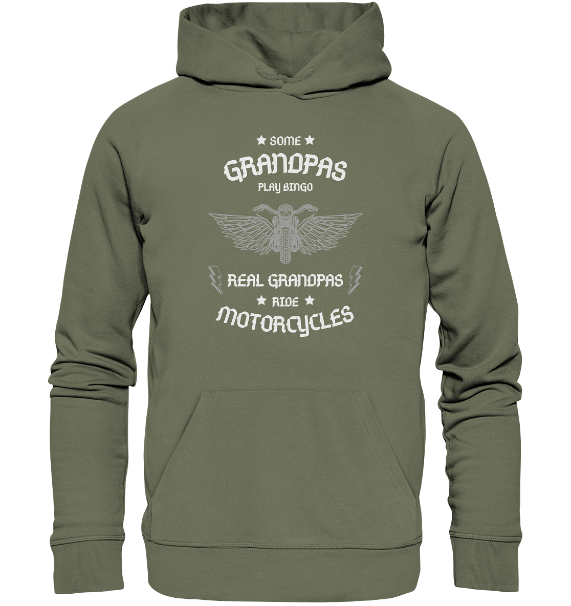 Einige Opas spielen Bingo, echte fahren Motorräder, Biker - Premium Unisex Hoodie