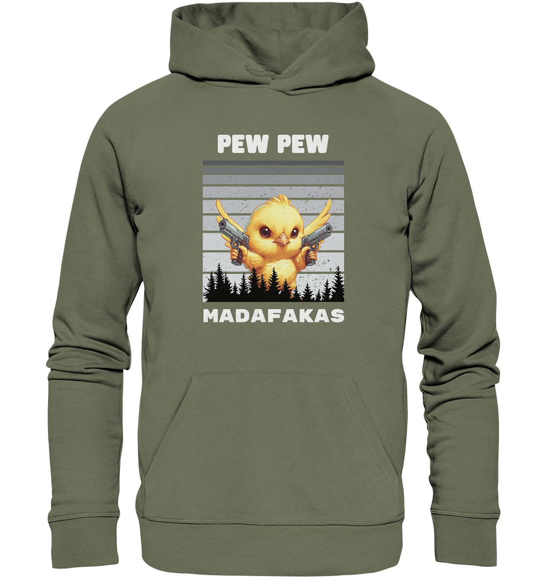 Pew Pew small chick - Premium Unisex Hoodie