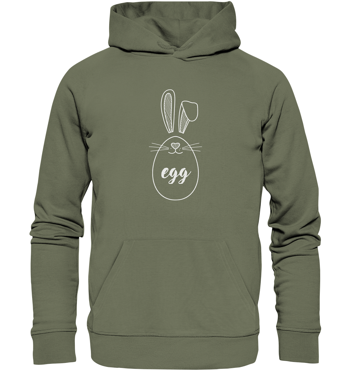 Hase auf Ei ! - Premium Unisex Hoodie