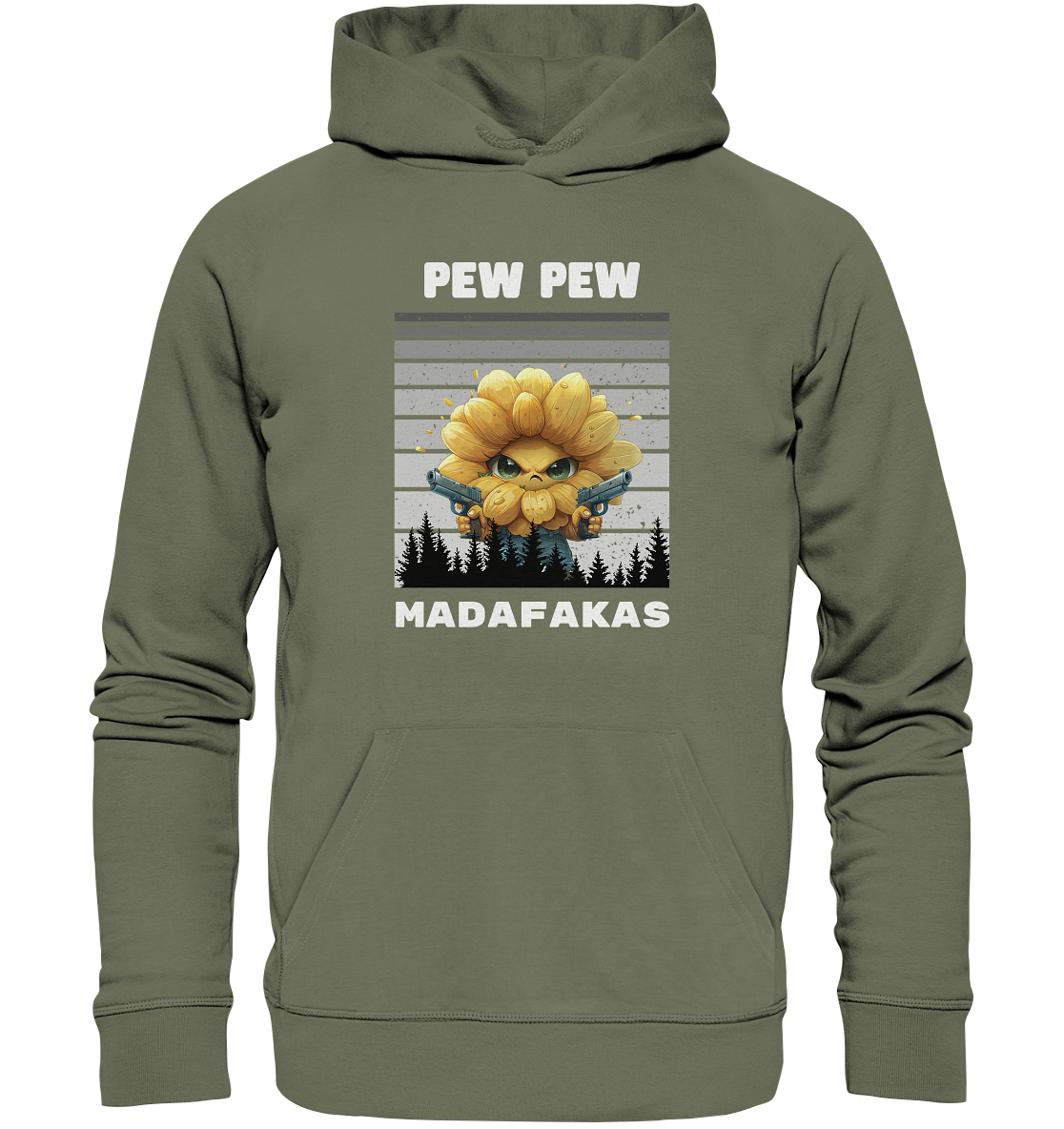 Pew Pew Sonnenblume - Premium Unisex Hoodie