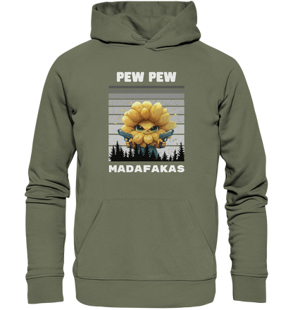 Pew Pew Sonnenblume - Premium Unisex Hoodie