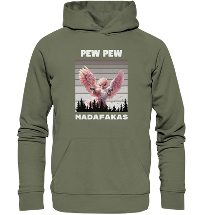 Pew Pew pinker Vogel - Premium Unisex Hoodie