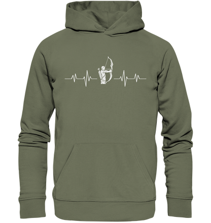 Herzschlag des Bogenschützen ! - Premium Unisex Hoodie