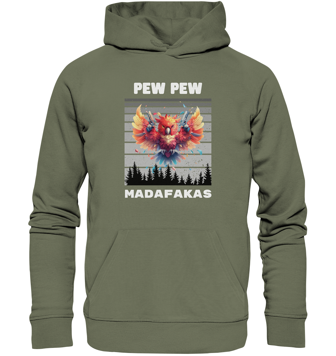 Pew Pew bird - Premium Unisex Hoodie