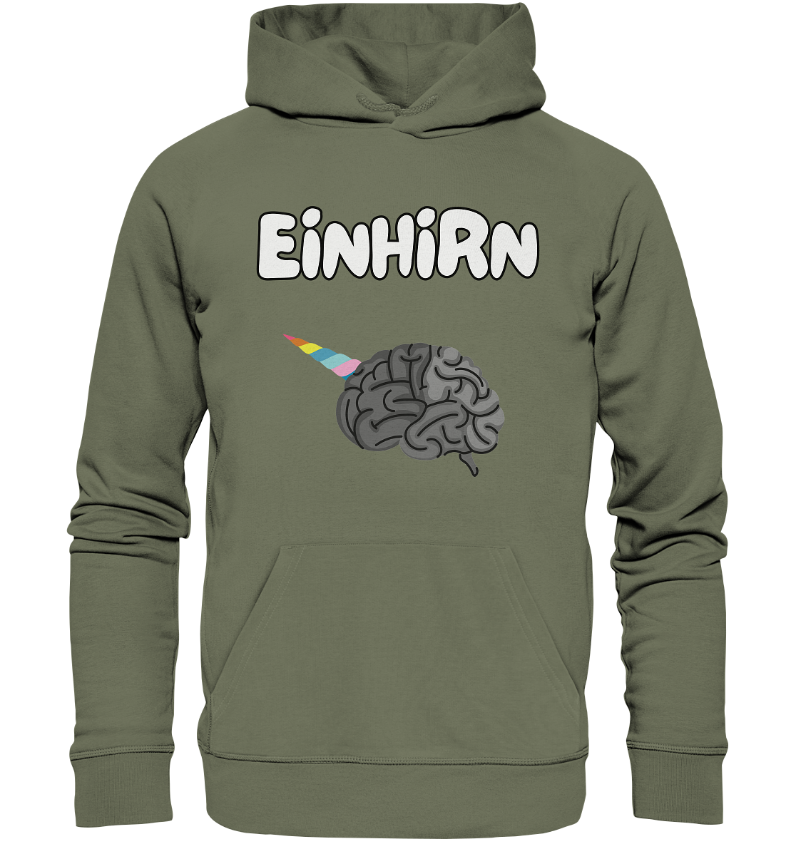 Das Einhirn !  - Premium Unisex Hoodie