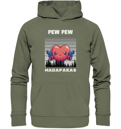 Pew Pew heart - Premium Unisex Hoodie