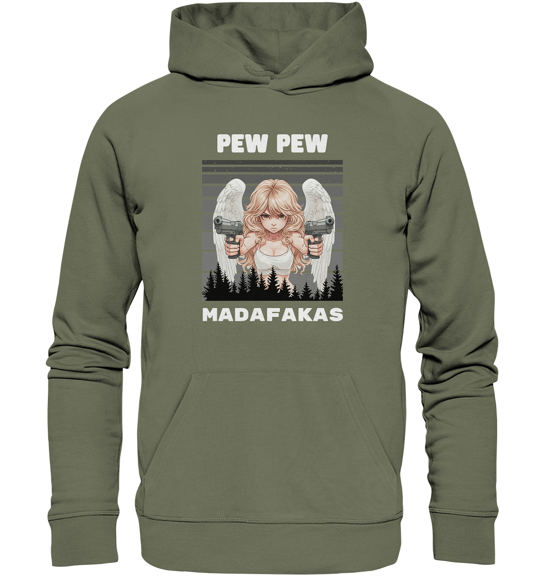 Pew Pew Angel - Premium Unisex Hoodie