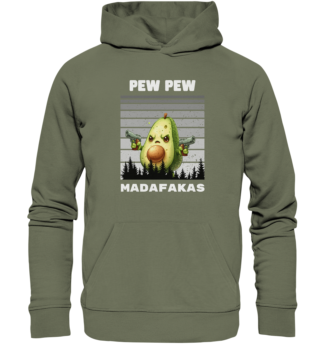 Pew Pew avocado - Premium Unisex Hoodie