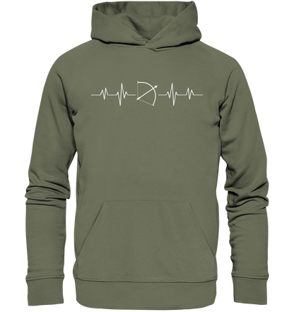 Herzschlag Bogen - Premium Unisex Hoodie