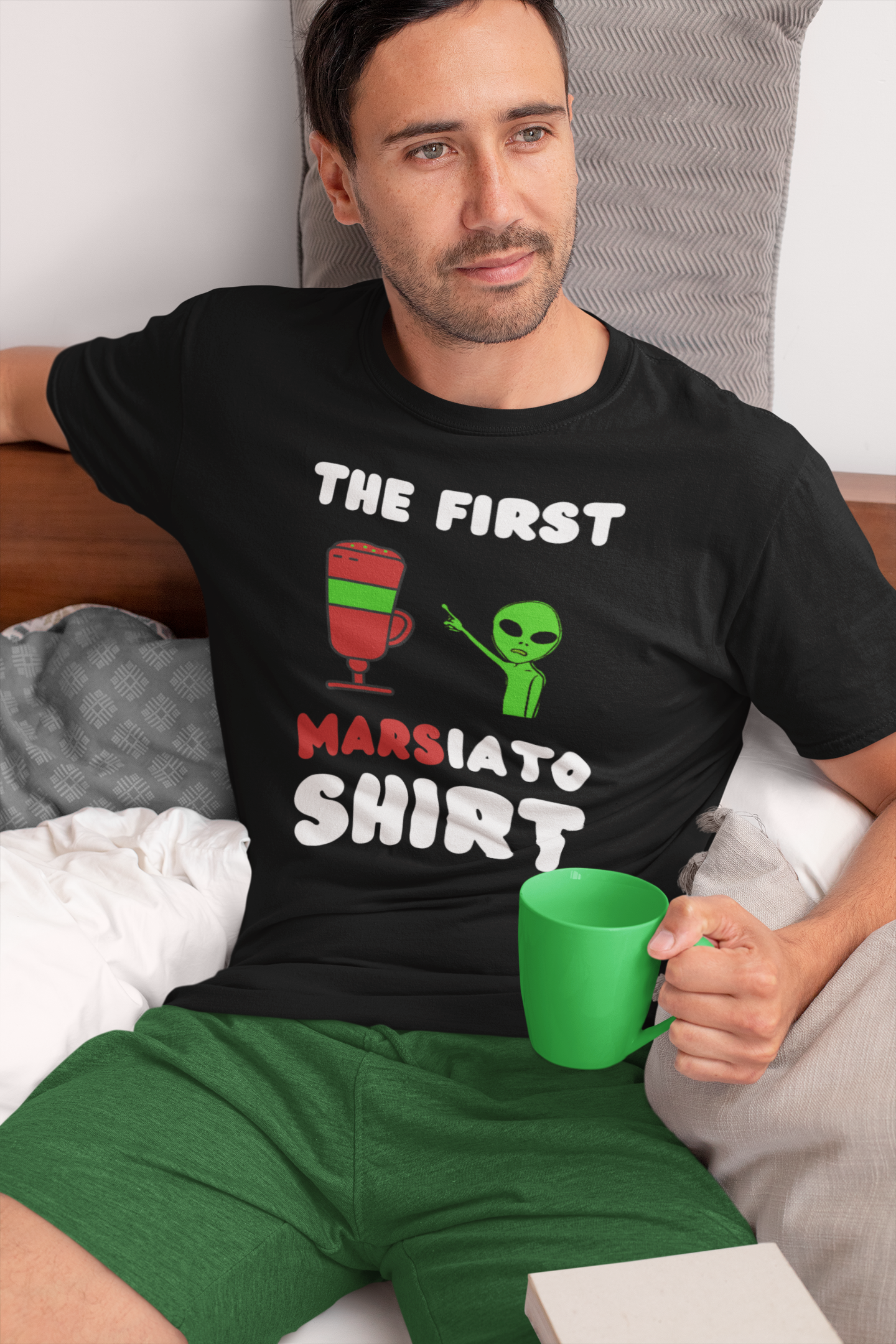 Marsiato der Alien Kaffee - Premium Shirt